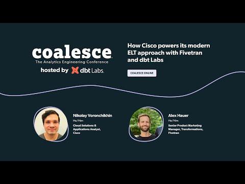 How Cisco powers its modern ELT approach with Fivetran and dbt Labs